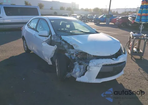 2015 Toyota Corolla L из США, поврежденный, VIN 5YFBURHEXFP184587